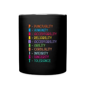 Pharmacy Pharmacy Technician Technician Gift - Full Colour Mug - black - Front