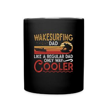 Wakeboard Wakeboard Wakeboarder Wake Cadeau - Mug uni - noir - Devant