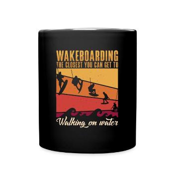 Wakeboard WakeboardIng Wakeboarder Cadeau - Mug uni - noir - Devant