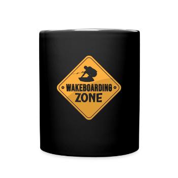 Wakeboarder Wakeboard Wakeboard Wakeing Cadeau - Mug uni - noir - Devant
