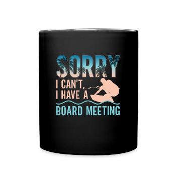 Wakeboard Wakeboarder Wakeboarding Cadeau - Mug uni - noir - Devant