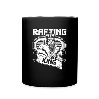 Rafting Wildwasser Kanu Kajak - Tasse einfarbig - Schwarz - Vorne