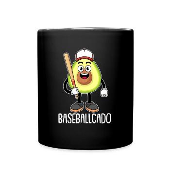 Baseball - Tasse einfarbig - Schwarz - Vorne