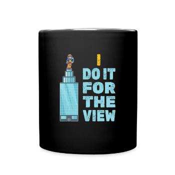 Electrician Electrical Engineer Electronics Technician - Full Colour Mug - black - Front