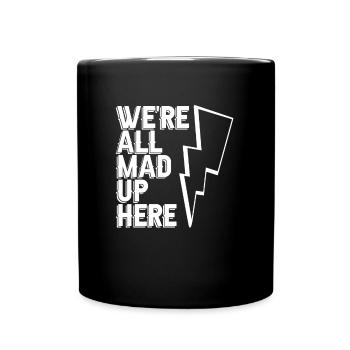 Electrician Electrical Engineer Electronics Technician - Full Colour Mug - black - Front