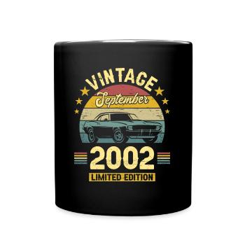Vintage Septembre 2002 20 Ans Anniversaire - Mug uni - noir - Devant