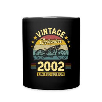 Vintage Septembre 2002 20 Ans Anniversaire - Mug uni - noir - Devant