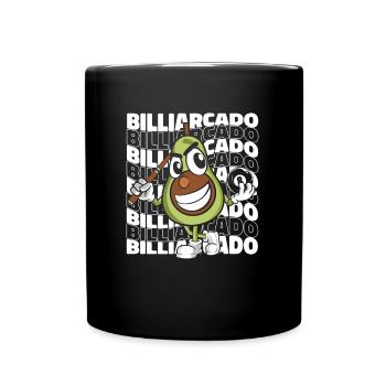 Billiards 8-ball - Full Colour Mug - black - Front