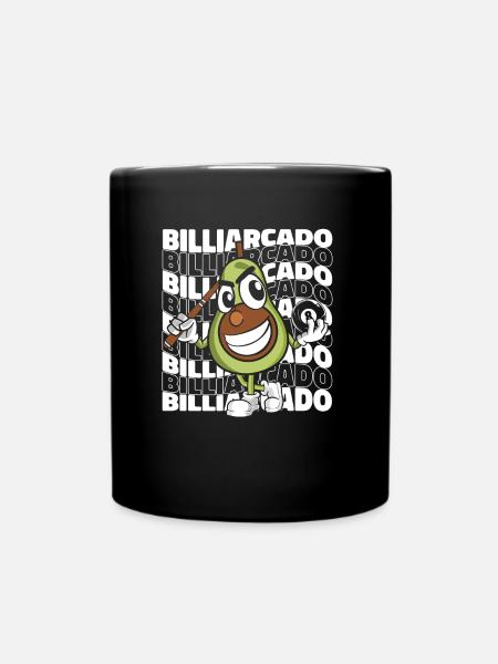 Billard 8-Ball - Tasse einfarbig - Schwarz