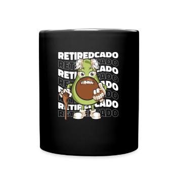 Rente Ruhestand - Tasse einfarbig - Schwarz - Vorne