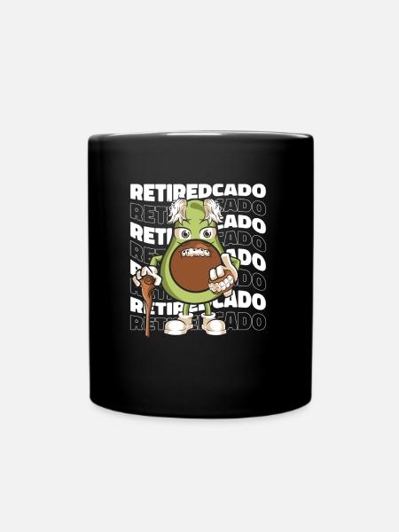 Rente Ruhestand - Tasse einfarbig - Schwarz