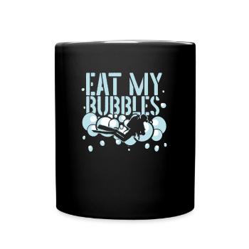 Scuba Diving Divers Diving - Full Colour Mug - black - Front