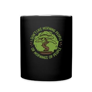 Bonsai Tree - Full Colour Mug - black - Front
