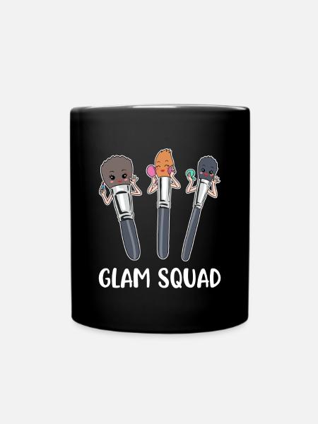 Cadeau de maquilleur Glam Squad - Mug uni - noir