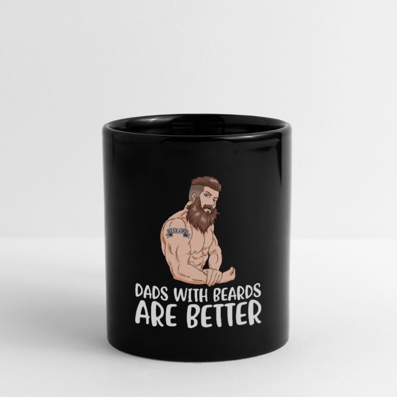 Dads With Beards Are Better Bart Gift Full Colour Mug