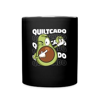 Nähen Quilting Quilten - Tasse einfarbig - Schwarz - Vorne