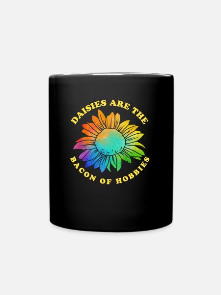 Hobbygärtner Garten Gärtner Gänseblume - Tasse einfarbig - Schwarz