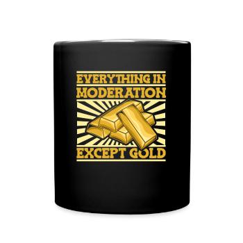 Gold Mining Gold Mine - Full Colour Mug - black - Front