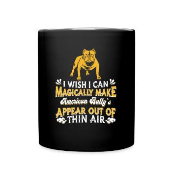 Chien intimidateur américain - Mug uni - noir - Devant