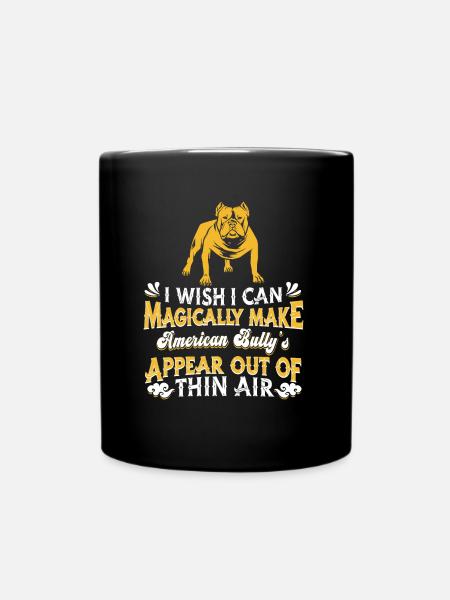 American Bully Dog - Full Colour Mug - black