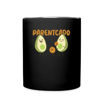Parents Ellis Mama Papa - Full Colour Mug - black - Front