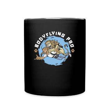 Parachutisme intérieur - Mug uni - noir - Devant