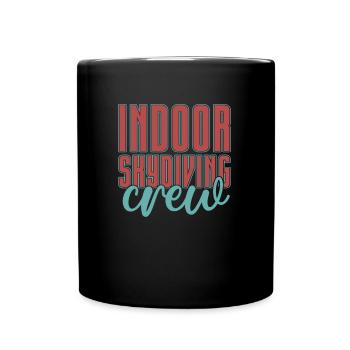 Parachutisme intérieur - Mug uni - noir - Devant