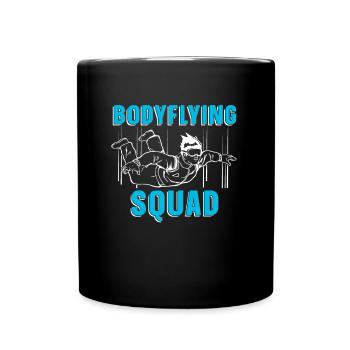 Parachutisme intérieur - Mug uni - noir - Devant