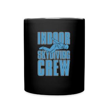 Indoor Skydiving - Full Colour Mug - black - Front