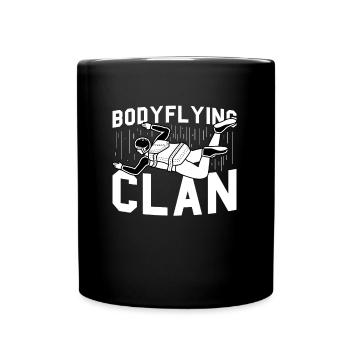 Parachutisme intérieur - Mug uni - noir - Devant