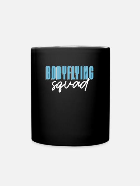 Indoor-Skydiving - Tasse einfarbig - Schwarz