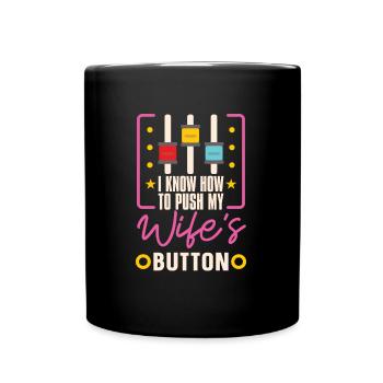 Ingénieur du son Tontechniker - Mug uni - noir - Devant
