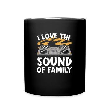 Ingénieur du son Tontechniker - Mug uni - noir - Devant
