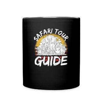 Safari Tour Guide Costume Africa Zoo Tour Tour - Mug uni - noir - Devant