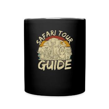 Safari Tour Guide Costume Africa Zoo Tour Tour - Mug uni - noir - Devant