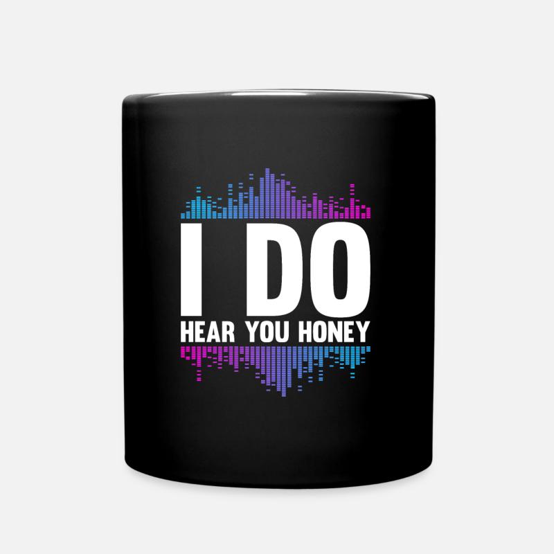Tontechniker Sound Audio Engineer - Tasse einfarbig - Schwarz