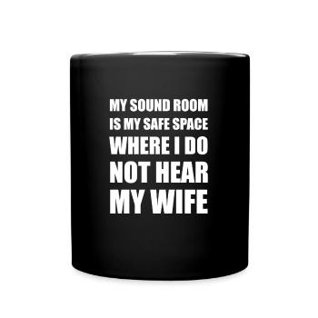 Tontechniker Sound Audio Engineer - Tasse einfarbig - Schwarz - Vorne