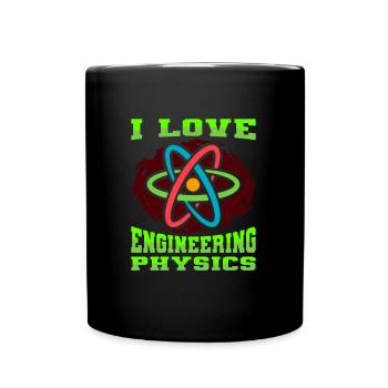 Physik Physiker - Tasse einfarbig - Schwarz - Vorne
