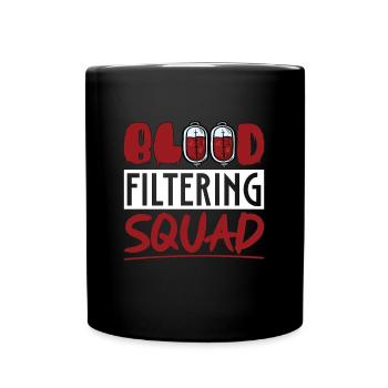 Dialysis Nephrology Dialysis Technician Gift - Full Colour Mug - black - Front