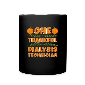Nephrology Dialysis Dialysis Technician Gift - Full Colour Mug - black - Front