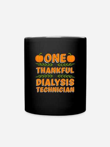 Nephrologie Dialyse Dialysetechniker Geschenk - Tasse einfarbig - Schwarz