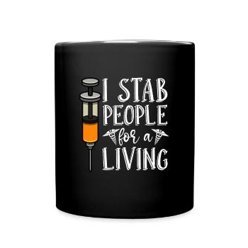 Nephrology Dialysis Dialysis Technician Gift - Full Colour Mug - black - Front