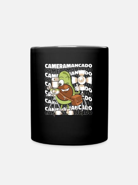 Cameraman - Full Colour Mug - black