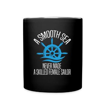 Voilier Voilier Sailor - Mug uni - noir - Devant