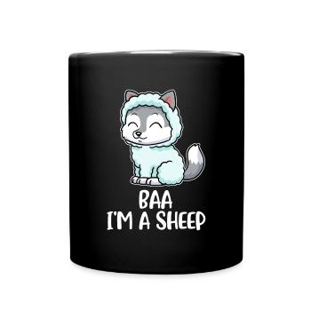 Baa Im A Sheep Sheep Gift - Full Colour Mug - black - Front