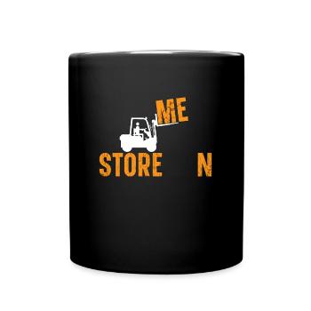 Conducteur de chariot élévateur Chariot élévateur Cool Cadeau - Mug uni - noir - Devant
