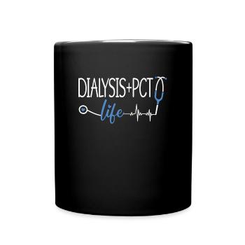 Dialyse Dialysetechniker Cool Nephrologie Geschenk - Tasse einfarbig - Schwarz - Vorne