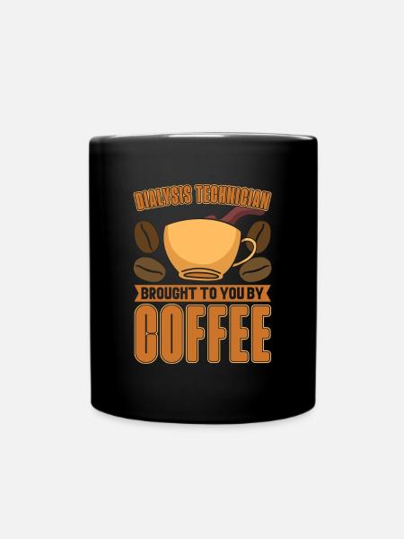 Dialysetechniker Nephrologie Kaffee Geschenk - Tasse einfarbig - Schwarz