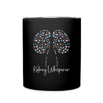 Dialysis Technician Nephrology Dialysis Cool Gift - Full Colour Mug - black - Front