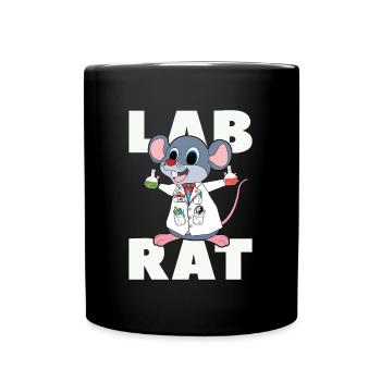 Laboratory Laboratory Technician Lab Rat Science Gift - Full Colour Mug - black - Front